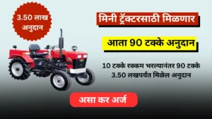Mini tractor subsidy