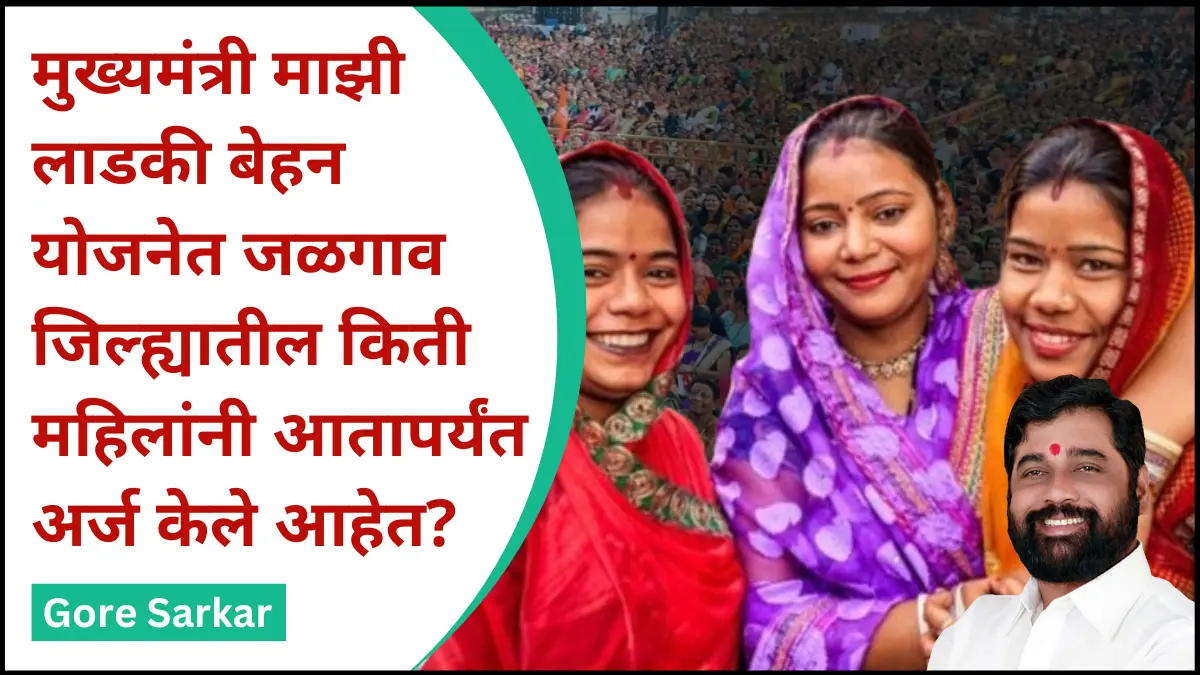 मुख्यमंत्री माझी लाडकी बहीण योजनेत जळगाव जिल्ह्यातील किती महिलांनी आतापर्यंत अर्ज केले आहेत?