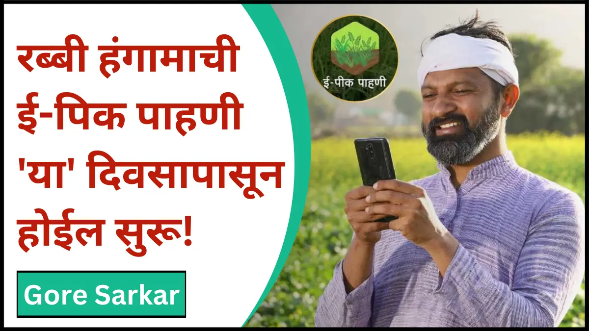 E-pic Pahani : रब्बी हंगामाची ई-पिक पाहणी ‘या’ दिवसापासून होईल सुरू!