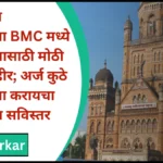 10वी पास उमेदवारांना BMC मध्ये 2771 जागासाठी मोठी भरती जाहीर; अर्ज कुठे आणि कसा करायचा जाणून घ्या सविस्तर