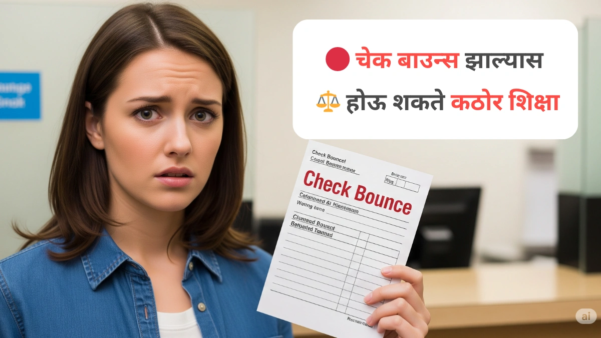 Check Bounce कायदा: चेक बाउन्स झाल्यास किती शिक्षा होते? जाणून घ्या संपूर्ण प्रक्रिया