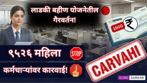 लाडकी बहीण योजनेत अपात्र महिला कर्मचाऱ्यांवर कारवाई; शासनाचा मोठा निर्णय