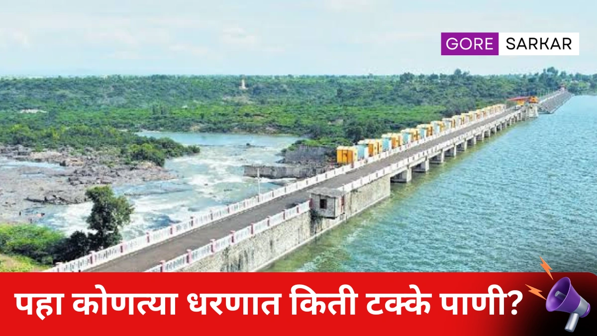 जळगावात धरणं तुडुंब भरली! पहा कोणत्या धरणात किती टक्के पाणी?