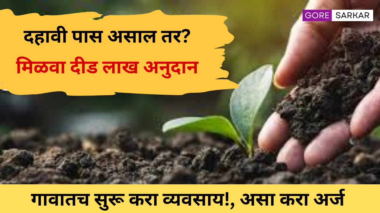 दहावी पास असाल तर? मिळवा दीड लाख अनुदान आणि गावातच सुरू करा व्यवसाय! | असा कर अर्ज