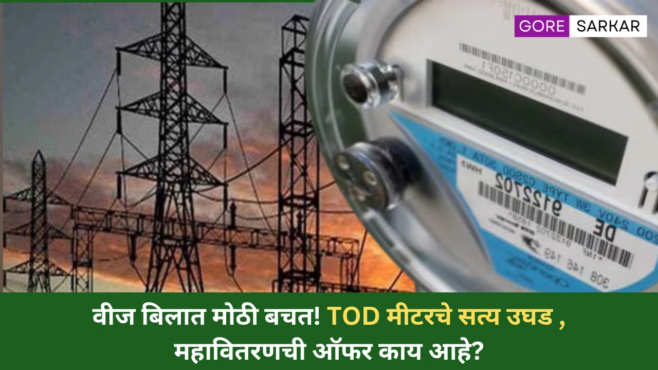 वीज बिलात मोठी बचत! TOD मीटरचे सत्य उघड – महावितरणची ऑफर काय आहे?