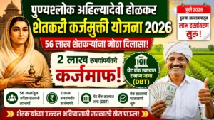 पुण्यश्लोक अहिल्यादेवी होळकर शेतकरी कर्जमुक्ती योजना २०२६: ५६ लाख शेतकऱ्यांना मोठा दिलासा