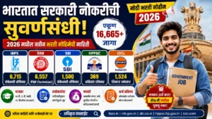 भारतात सरकारी नोकरीची सुवर्णसंधी: २०२६ मधील नवीन भरती मोहिमेची माहिती