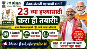 PM Kisan Samman Nidhi: शेतकऱ्यांसाठी महत्त्वाची बातमी, २३ व्या हप्त्यासाठी करा ही तयारी
