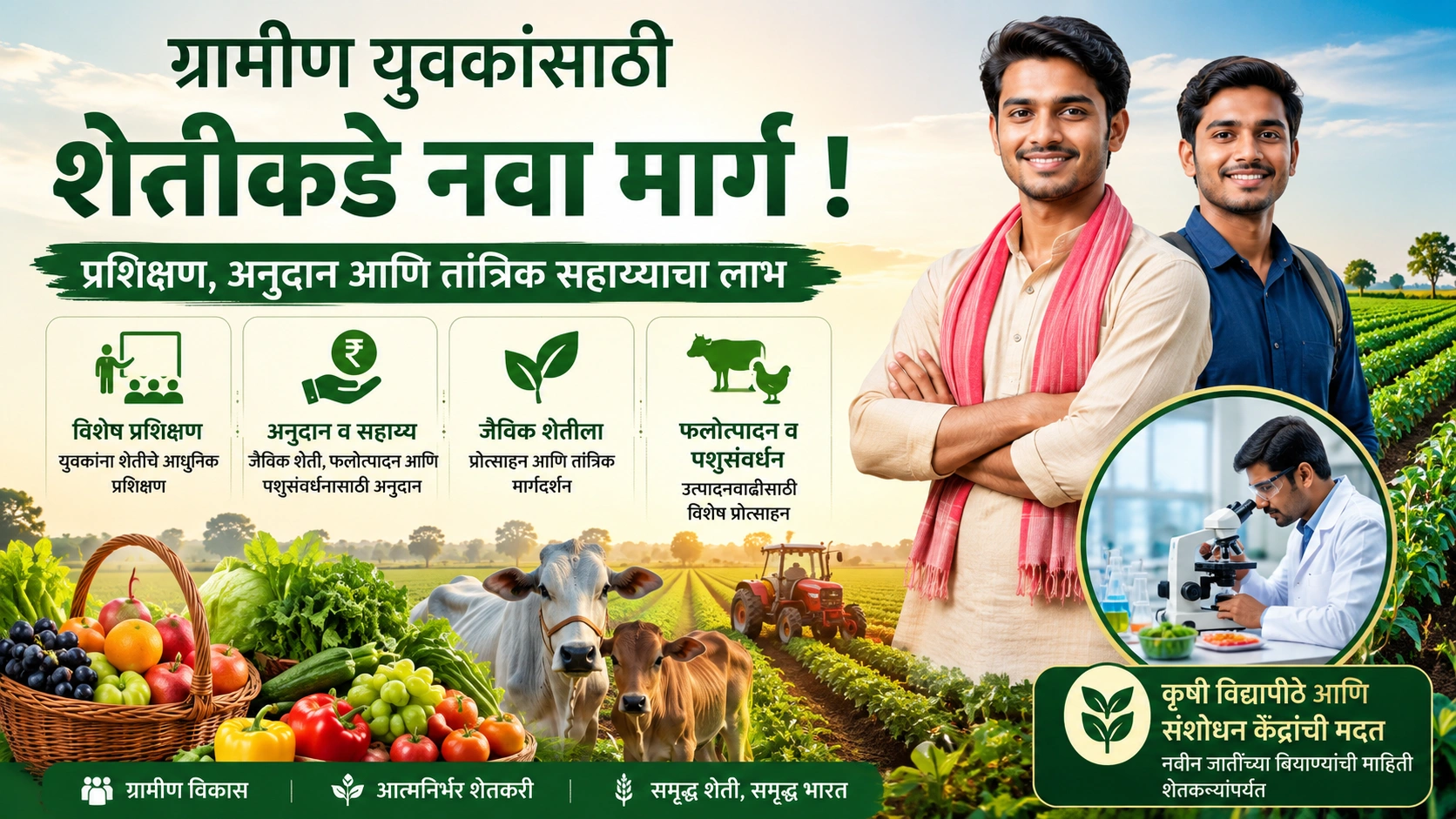 भारतीय कृषी संशोधन परिषदेने देशातील शेतीचा विकास