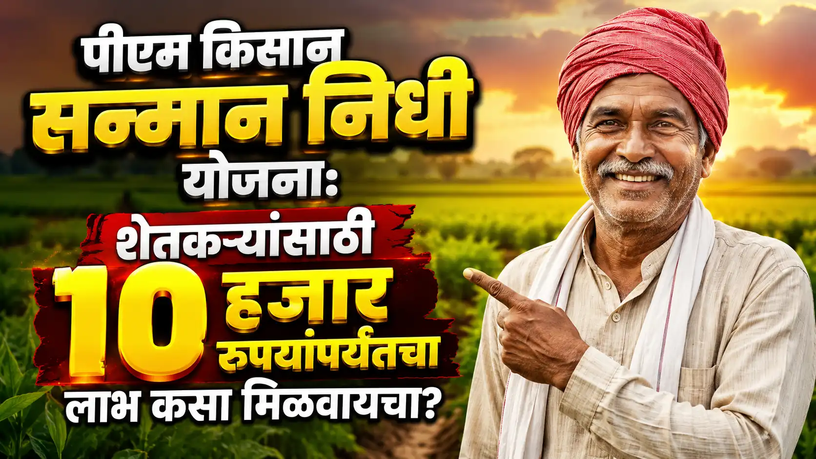 पीएम किसान सन्मान निधी योजना: शेतकऱ्यांसाठी १० हजार रुपयांपर्यंतचा लाभ कसा मिळवायचा?